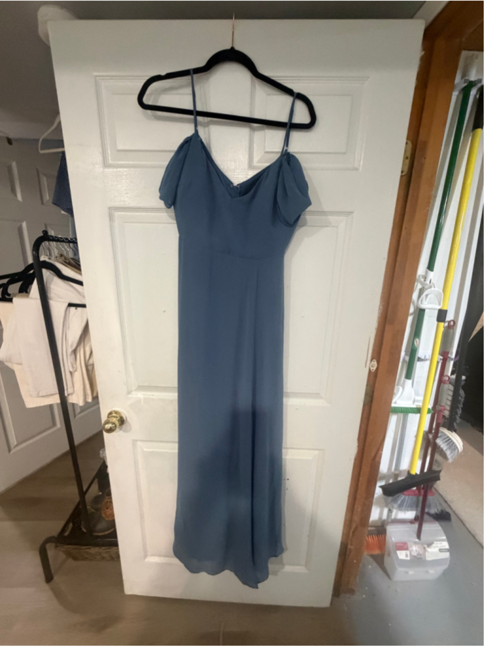 Women's Birdy Grey Maxi Dress Blue Size L